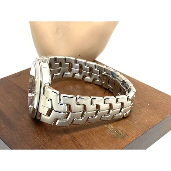 Tag Heuer Men's Watch WBC2110 Link Swiss Automatic Black Dial Silver Steel 40mm - Picture 8 of 13